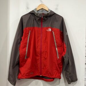 The North Face Gore-Tex Paclite Flight seriesHooded Zippered Red/ Taupe Jacket M
